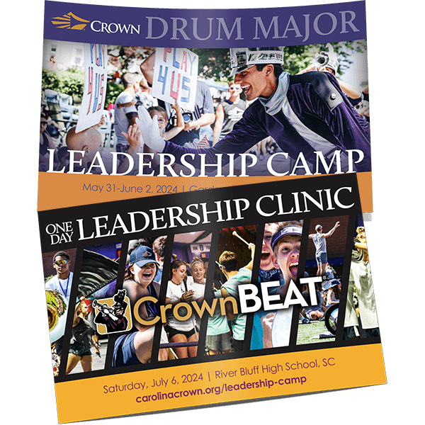 Carolina Crown Leadership Camp & Clinic postcards