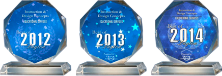 Instruction & Design Concepts Best of Dayton Awards 2012, 2013, 2014